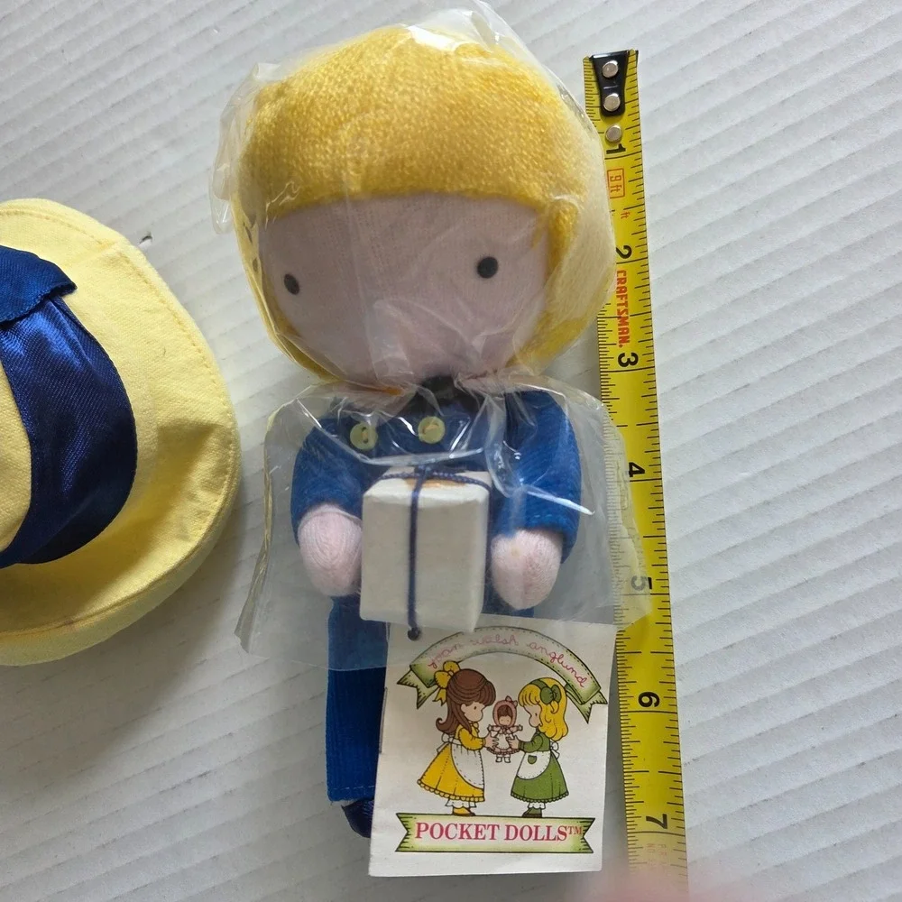 VTG 1981 Joan Walsh Anglund Pocket Dolls Birthday Boy 7" Corduroy Clothing - Picture 7 of 15